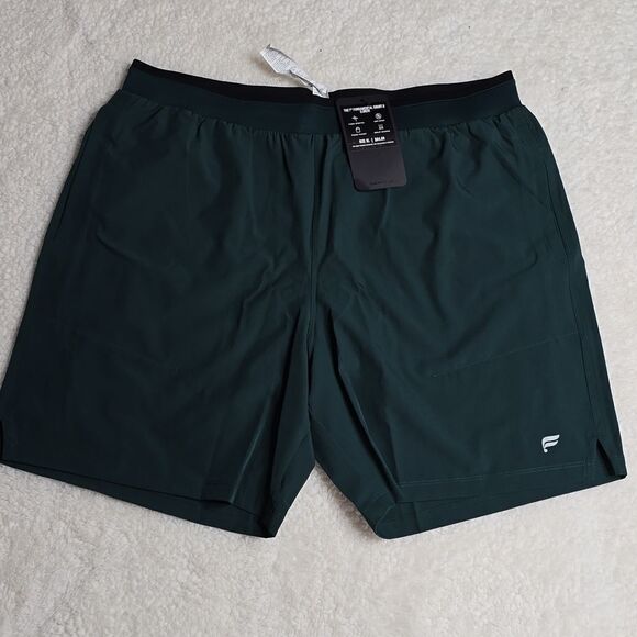 390 NWT The Fundamental Short II Lined 7in Deep Sea Green Size XL - Picture 4 of 7